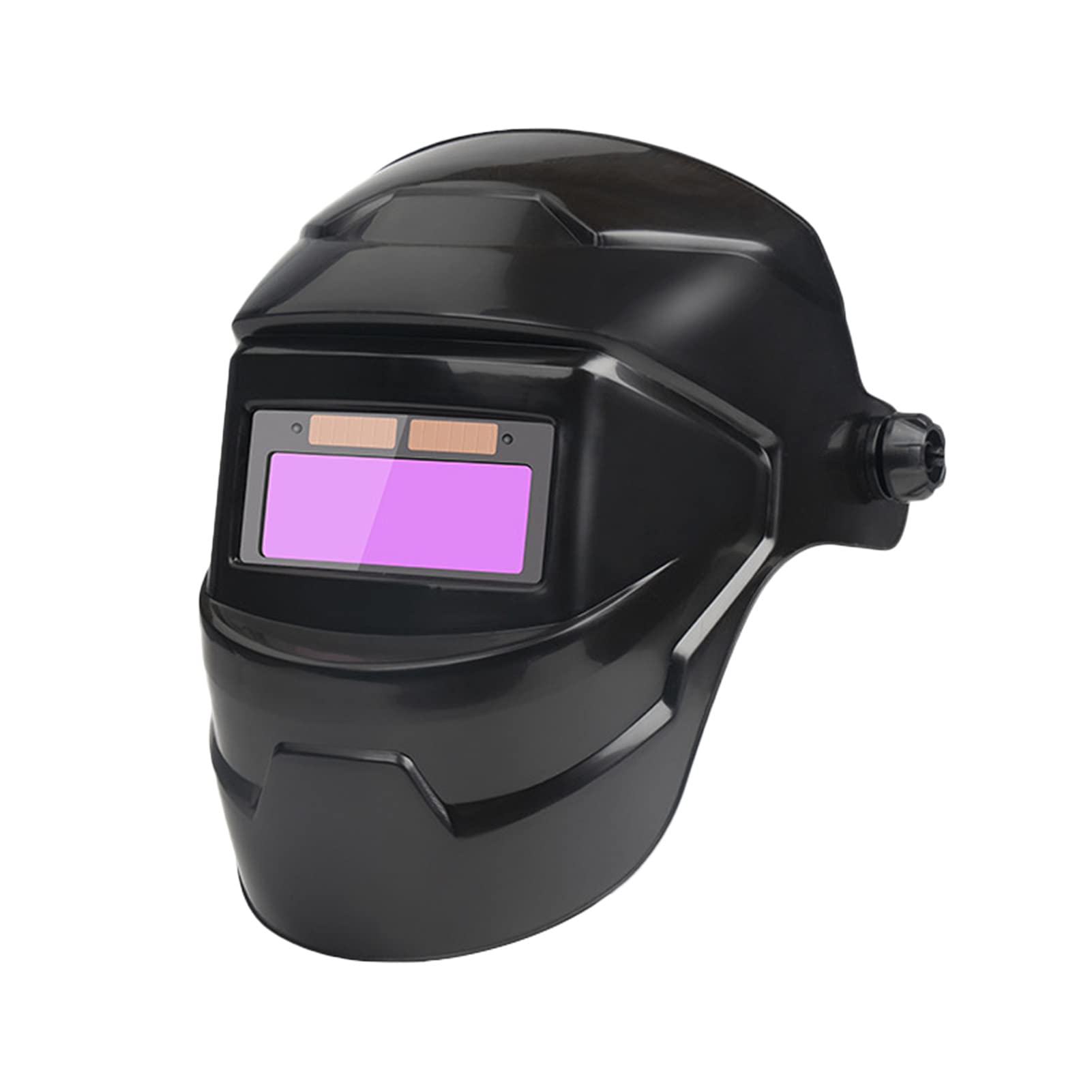 Solar-Powered Auto Darkening Welding Helmet with Clear Shield Safety Gear