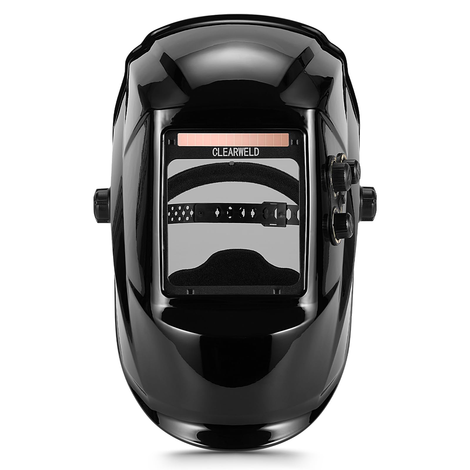 Auto Darkening Welding Helmet - 180° True Color View, Solar Powered, 4 Arc Sensors, TIG MIG Grinding Shade 2.8/5-9/9-13